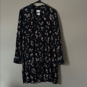 SO Black Dress Floral/Paisley Pattern